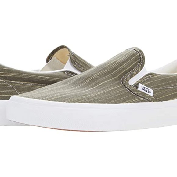 Vans Other - NIB Men's Vans Suiting Classic Slip On Olive